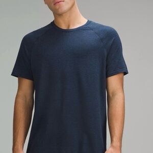 Lululemon Metal Vent Men's Navy Stripe T-Shirt